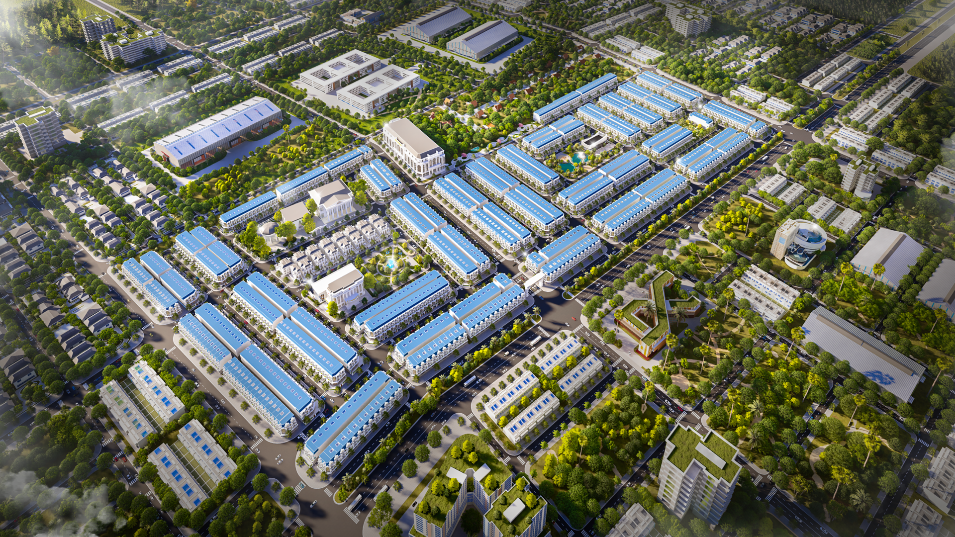 Mặt bằng tổng thể Dự án Đất Nền STC Long Thành