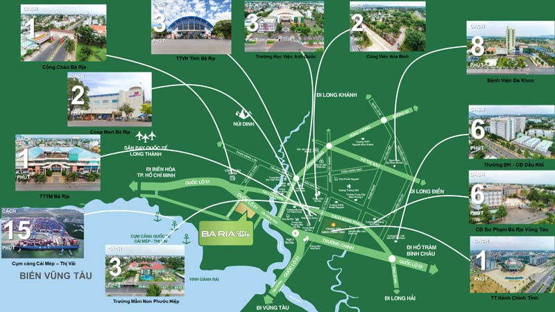 Tầm nhìn quy hoạch bất động sản ở Bà Rịa