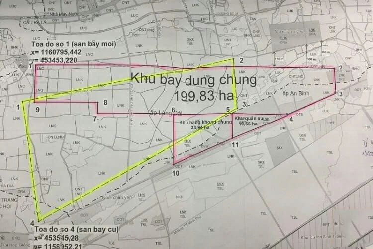 Diện tích sân bay