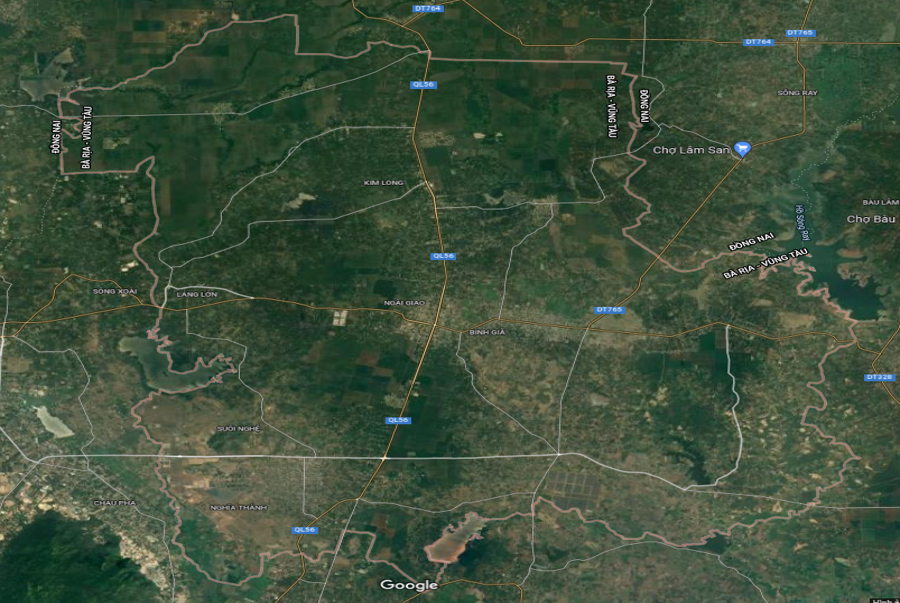 Tra cứu bản đồ Châu Đức quy hoạch.